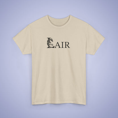 Lair Word Art Text Dragon Lover Unisex T Shirt
