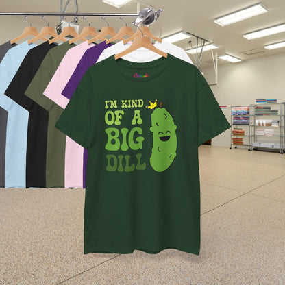 Im Kind of a Big Dill Pickle Lover Pickleball Tee Graphic Design T Shirt