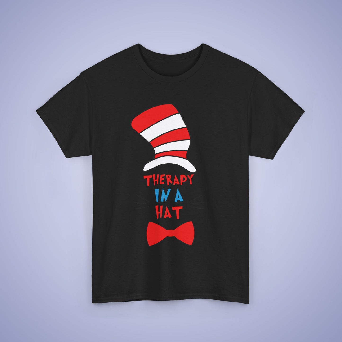 Therapy in a Hat Unisex Oversized T Shirt