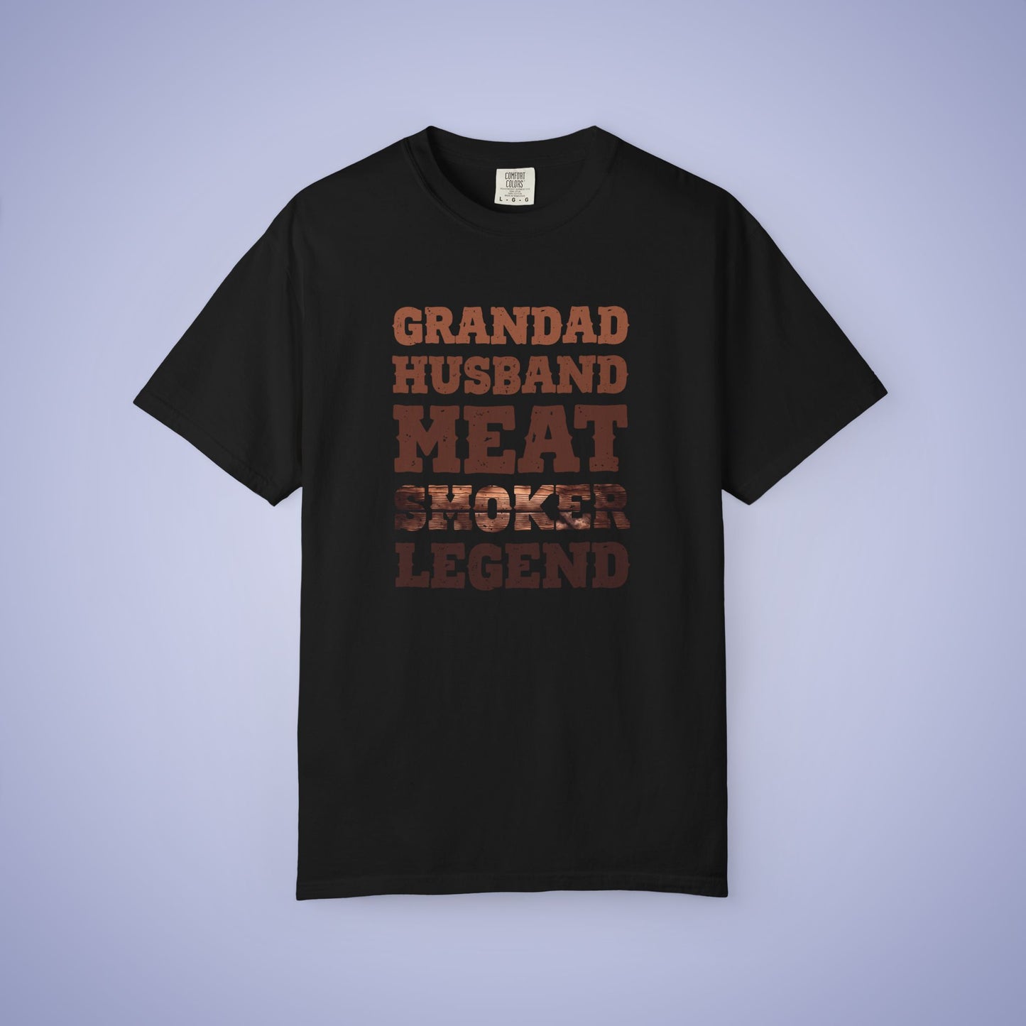 Grandad Husband Meat Smoker Legend Comfort Colors Mens T Shirt Fathers Day Gift