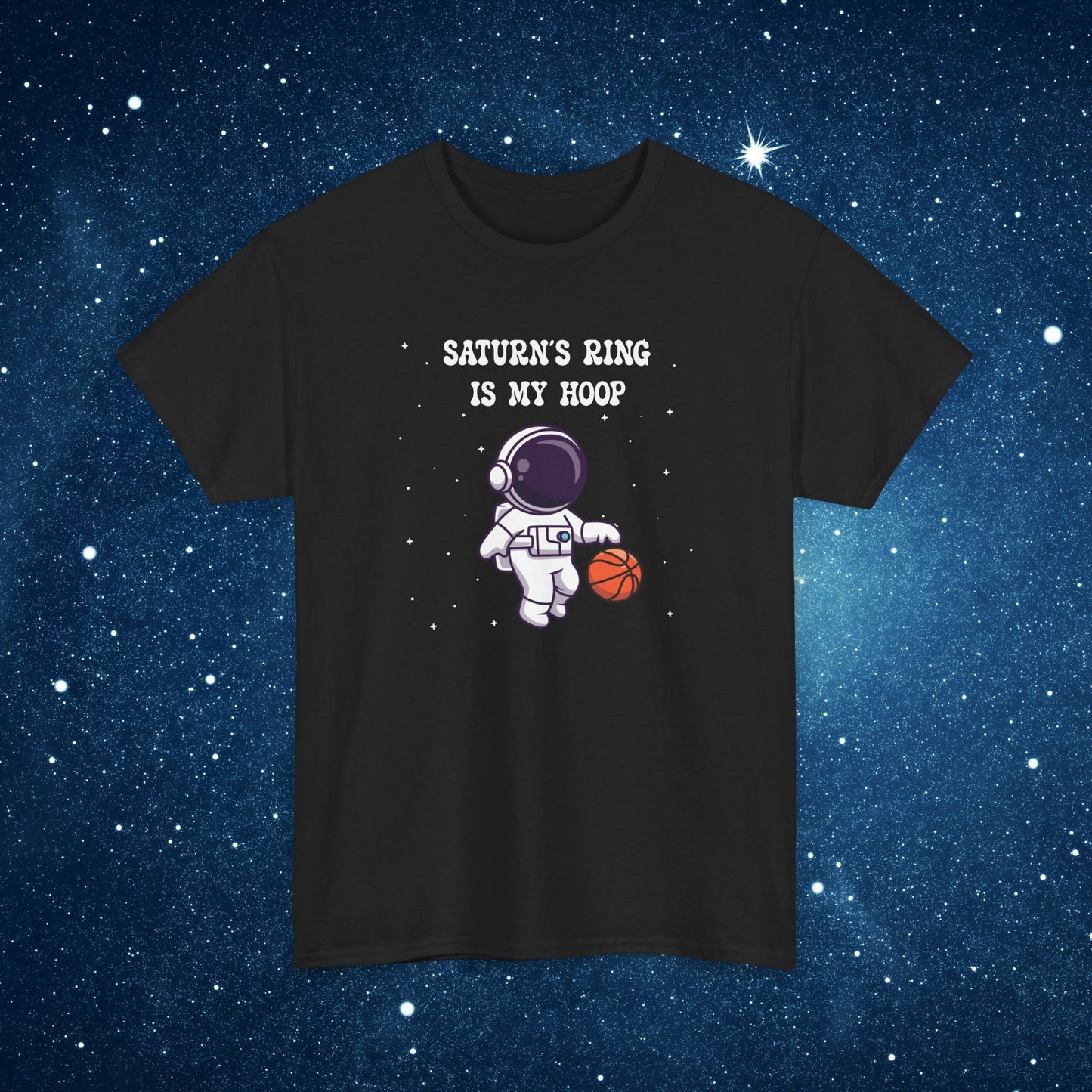 Saturns Ring is my Hoop National Astronaut Day Unisex Graphic T Shirt