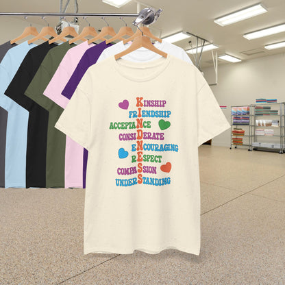 Kindness Wordgram Unity Day Teachers T Shirt Unisex