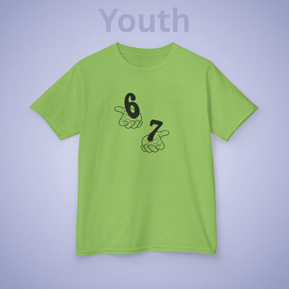 Juggling Hands 67 Tee Fun Trending Kids Cotton T Shirt Six Seven Youth