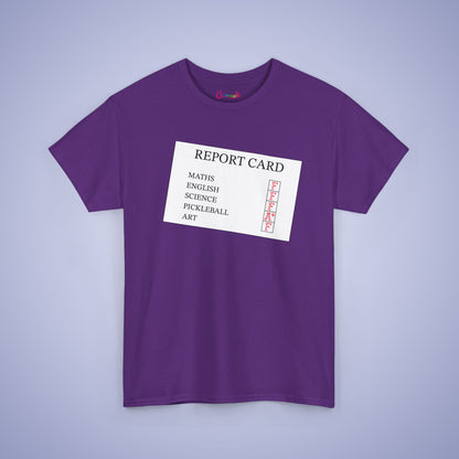 Report Card Funny Teacher Student Pickleball Lover Gift Tee Graphic Design T Shirt