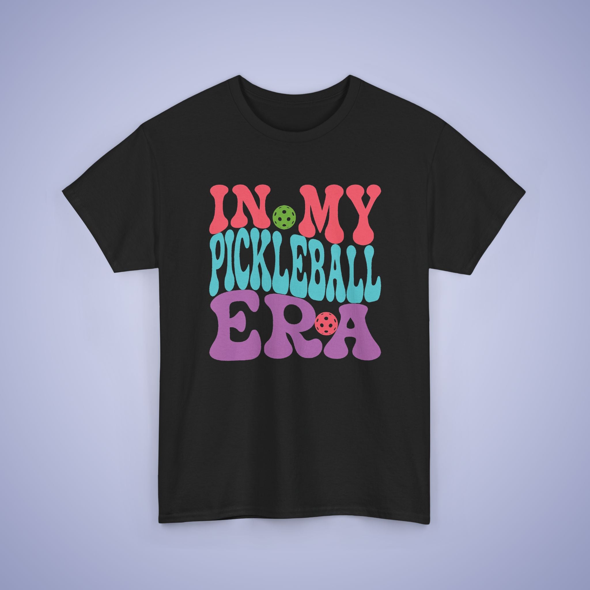 In My Pickleball Era Pickleball T-Shirt | Funny Coloured Version
