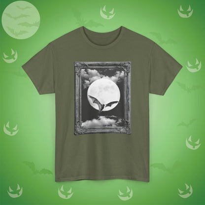 Bat Moon Spooky Halloween T-Shirt | Photographic Design