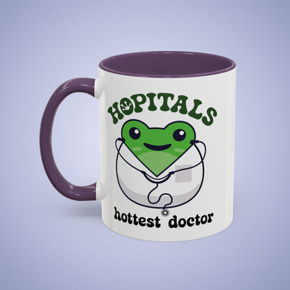 Hopitals Hottest Doctor Frog Lover Gift Coffee Mug Ceramic