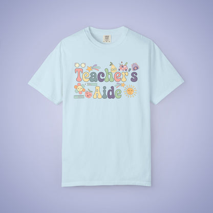 Teachers Aid Teacher T Shirt Retro Comfort Colors Unisex Back to School