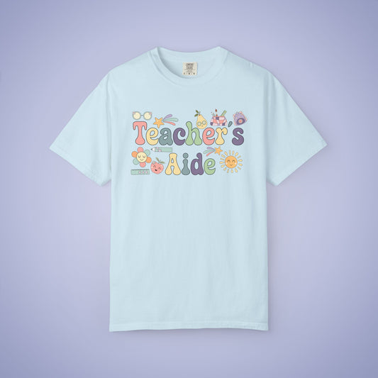 Teachers Aid Teacher T Shirt Retro Comfort Colors Unisex Back to School