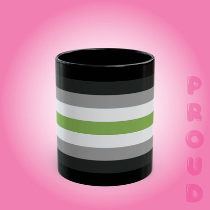 Agender Pride Month LGBTQ Black 11oz or 15oz Coffee Mug