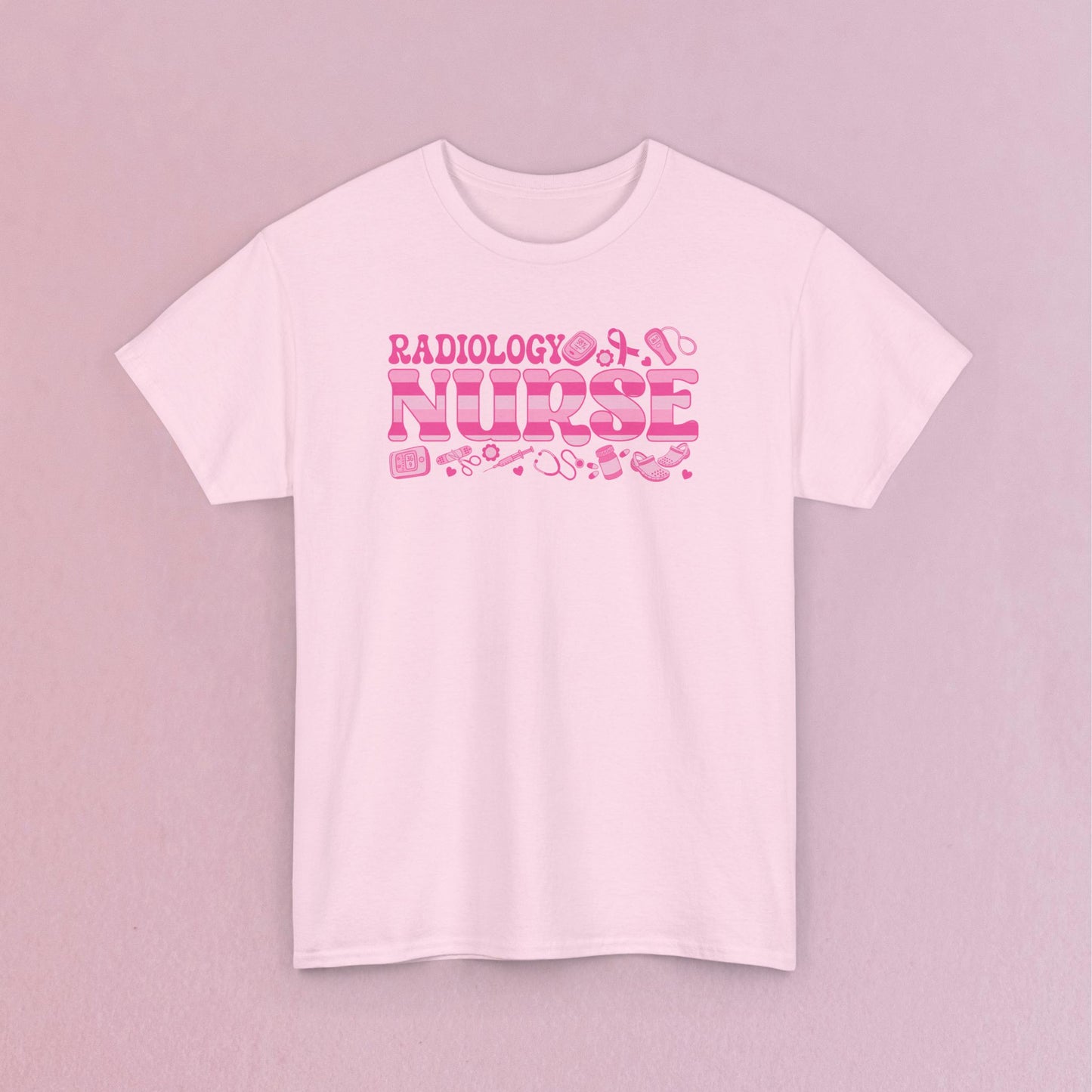 Radiology Nurse Doodle Art Breast Cancer Support Doctor Nurse Unisex T Shirt