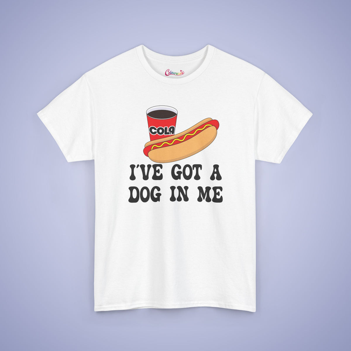 I've Got a Dog in Me Funny Hot Dog T-Shirt | Hot Dog Lover Gift Black