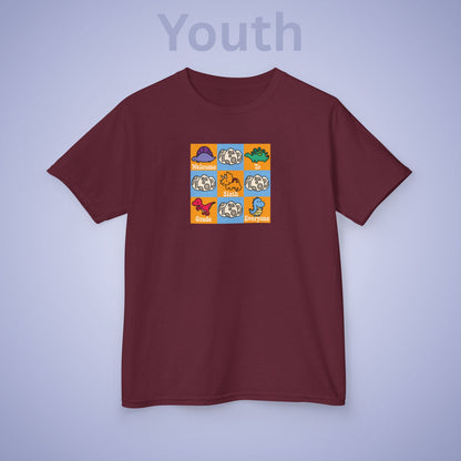 Sixth Grade Fun Dinosaurs Kids Cotton T Shirt Back To School Youth