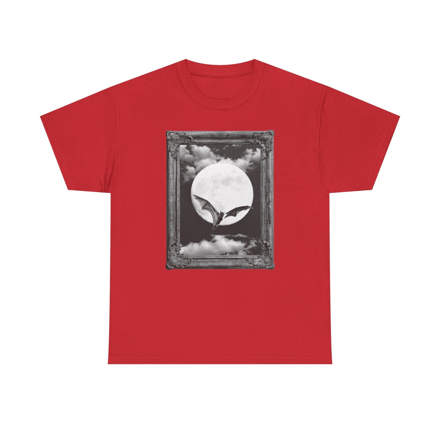 Bat Moon Spooky Halloween T-Shirt | Photographic Design