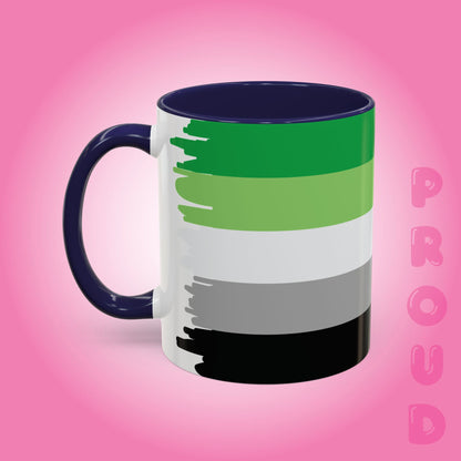 Aromantic Paint Style Coffee Mug