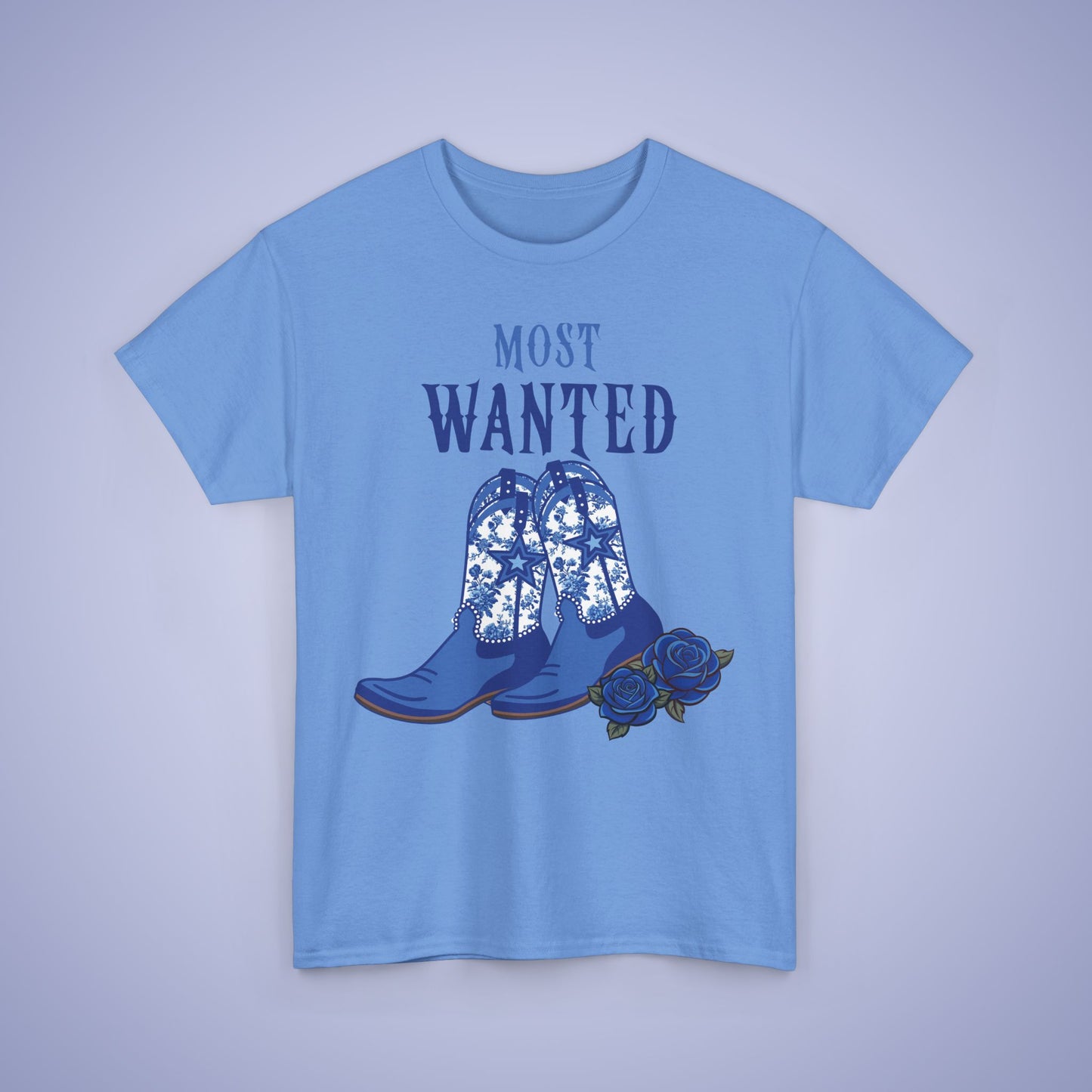 Most Wanted Mothers Day Unisex Heavy T Shirt Chinoiserie Floral Cowgirl Boots