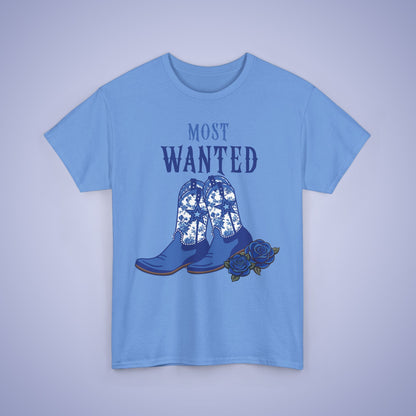 Most Wanted Mothers Day Unisex Heavy T Shirt Chinoiserie Floral Cowgirl Boots