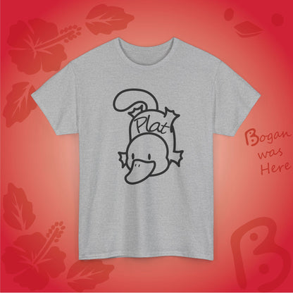 Plat the Platypus Bogan's Design Tshirt