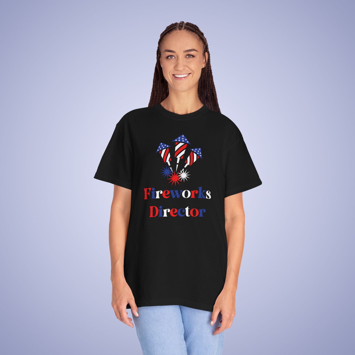 Fireworks Director July 4th Comfort Colors Funny T Shirt Unisex
