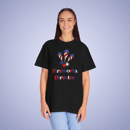 Fireworks Director July 4th Comfort Colors Funny T Shirt Unisex