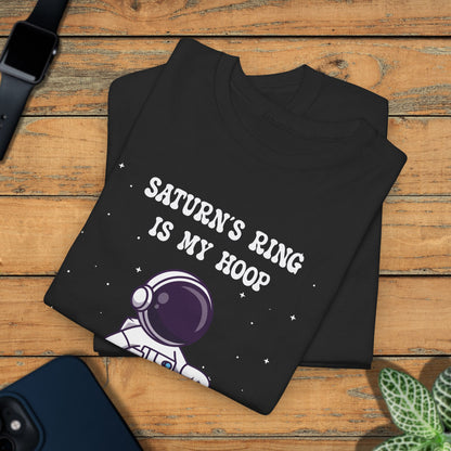 Saturns Ring is my Hoop National Astronaut Day Unisex Graphic T Shirt