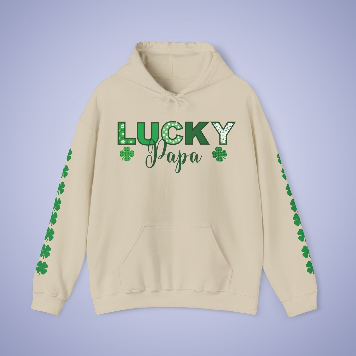 Lucky Papa St Patricks Day Unisex Hoodie Sweatshirt