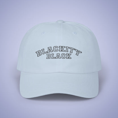 Blackity Black Juneteenth Embroidered Classic Dad Cap Unisex Black Embroidery
