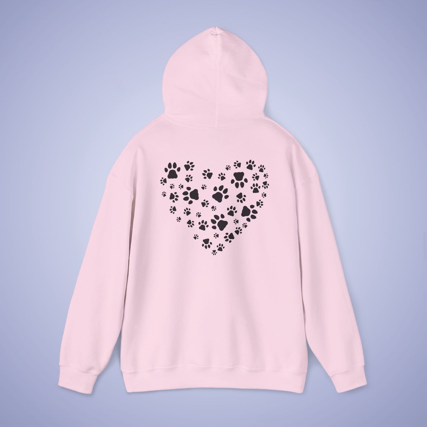 Dog Vet Hooded Sweatshirt Veterinarian Gift Double Sided Paw Prints