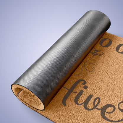 Welcome to Our Happy Hive Bee Lover Door Mat