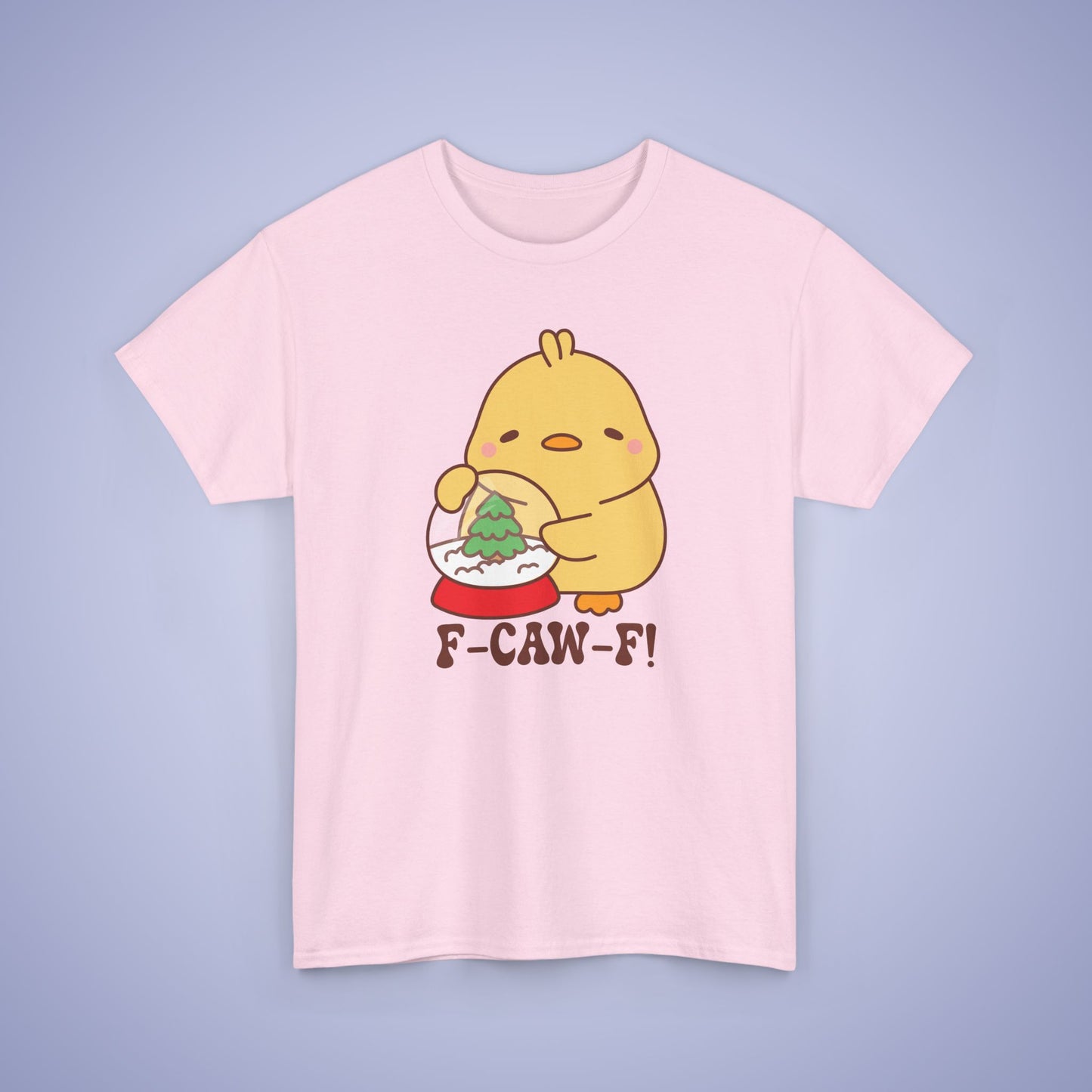 Christmas Snowglobe F CAW F Cute Funny Chick Unisex Chicken T Shirt