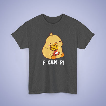 Chip Lover F CAW F White Cute Funny Chick Unisex Chicken T Shirt