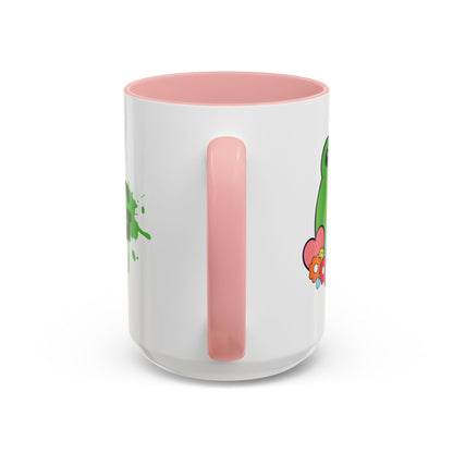 Flower Frog Lover Gift Coffee Mug Ceramic
