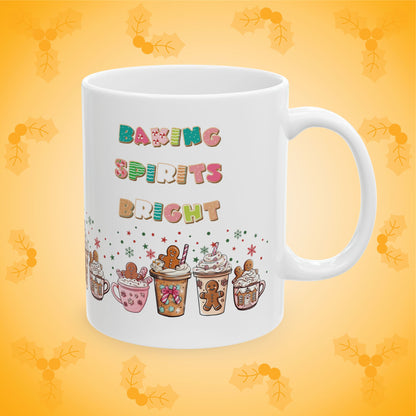 Baking Spirits Bright Gingerbread Delight Christmas Mug