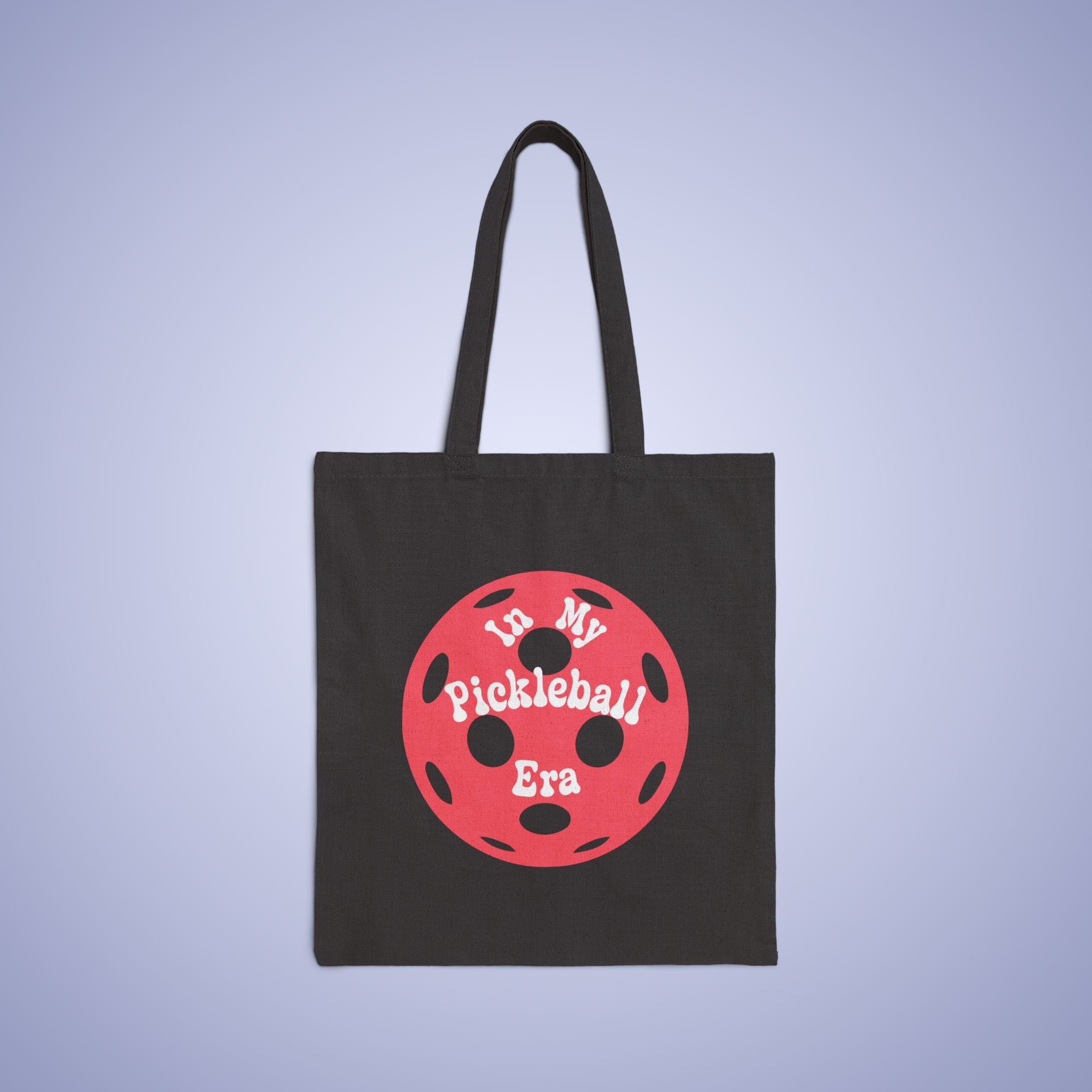 In My Pickleball Era Graphic Design Cotton Canvas Gift Tote Bag
