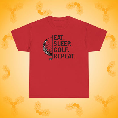 Eat Sleep Golf Repeat Unisex T-Shirt