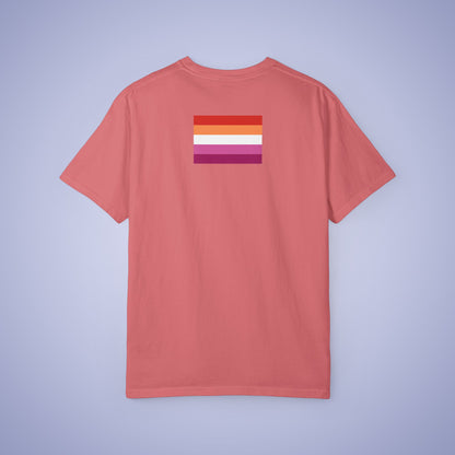 Girls Love Girls Get Over It Lesbian LGBT Pride Month Comfort Colors T Shirt Unisex