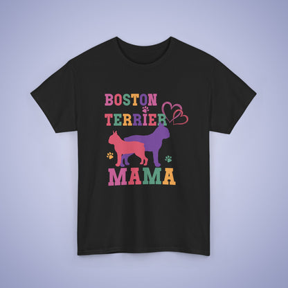 Boston Terrier Mama Dog Lover Mothers Day Unisex Oversized T Shirt