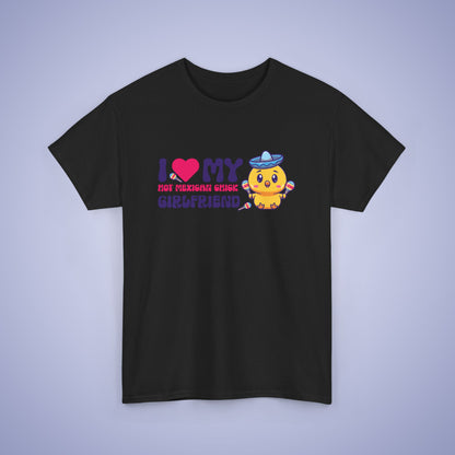 I Love My Hot Mexican Chick Girlfriend Cinco De Mayo Unisex Oversized T Shirt