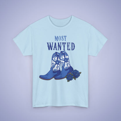 Most Wanted Mothers Day Unisex Heavy T Shirt Chinoiserie Floral Cowgirl Boots