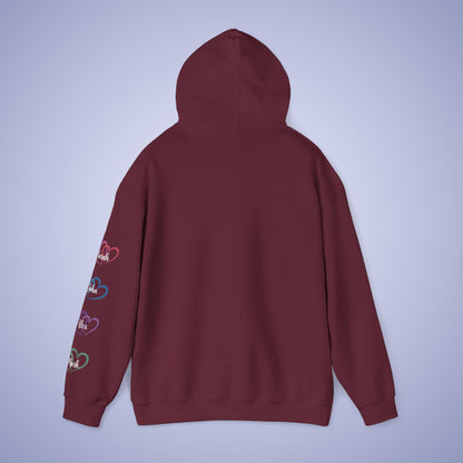 This Mother Wears her Heart on her Sleeve Unisex Hoodie Personalized