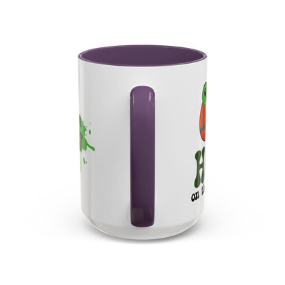 Hop On the Tools Labourer Frog Lover Gift Coffee Mug Ceramic