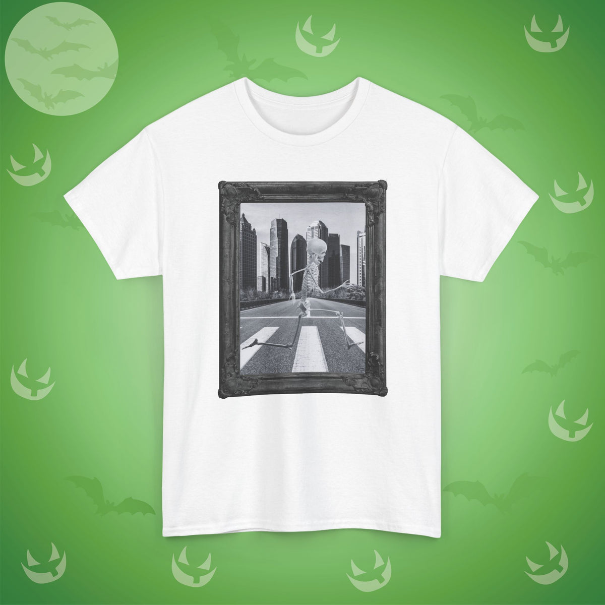 Skeleton Bolts It Halloween T-Shirt | Spooky Skeleton Photographic Design