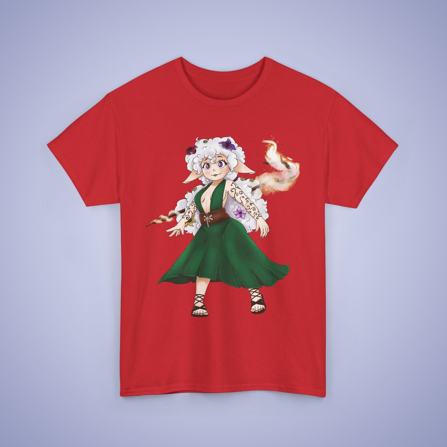 Woonina, Druid of the Sheep Unisex Oversized T Shirt