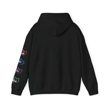 This Mother Wears her Heart on her Sleeve Unisex Hoodie Personalized