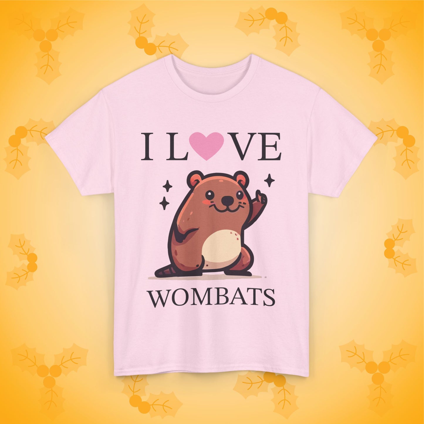 I Love Wombats Unisex T-Shirt