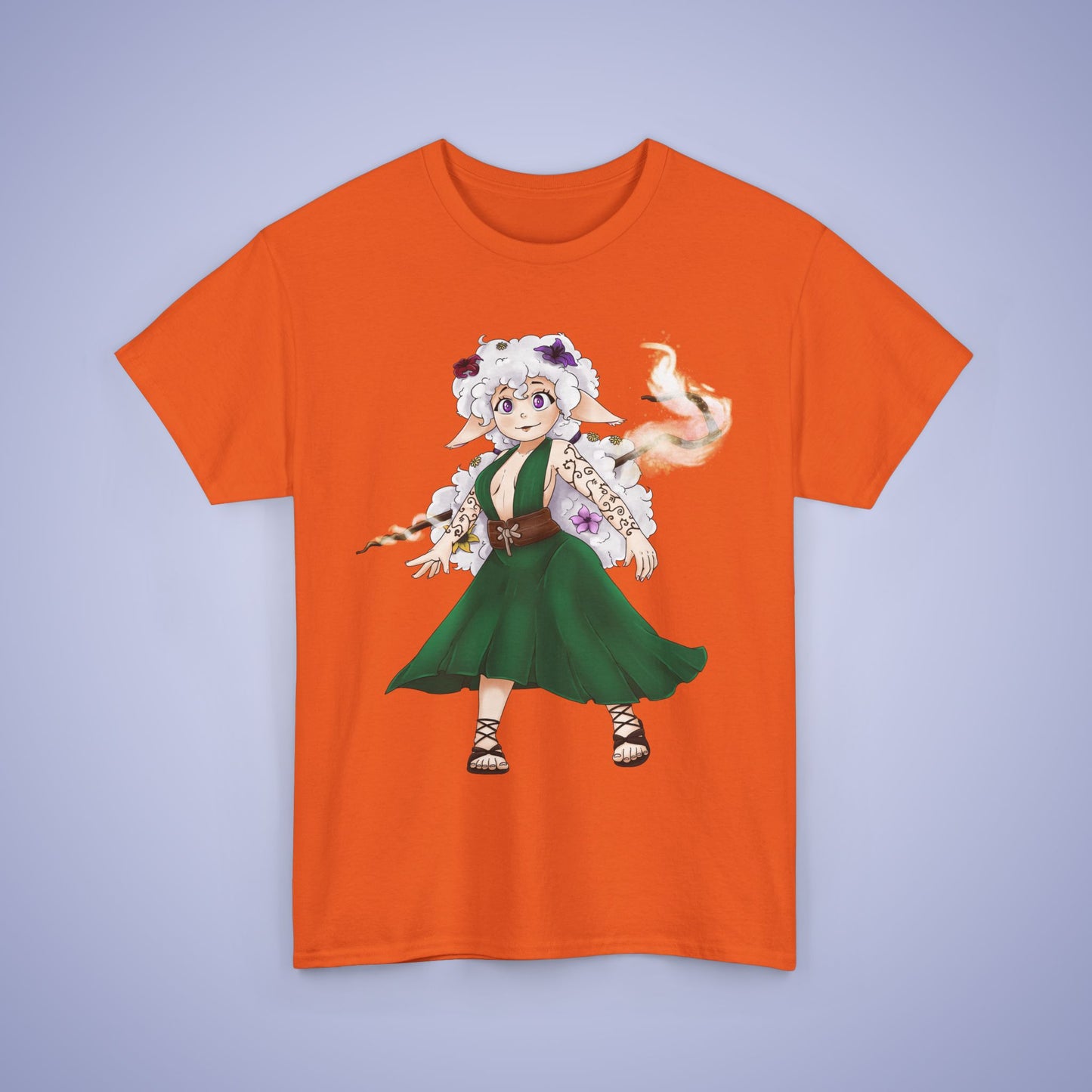 Woonina, Druid of the Sheep Unisex Oversized T Shirt