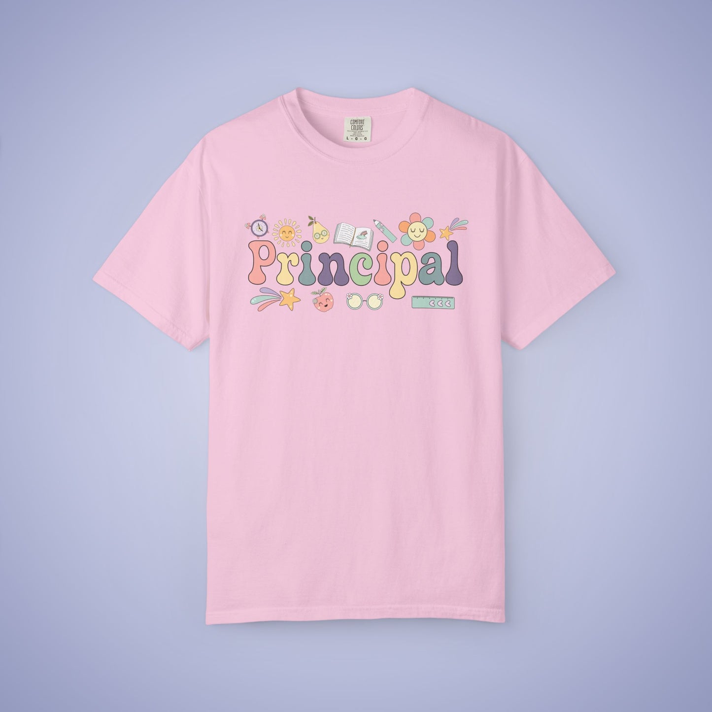 Principal Teacher T Shirt Retro Comfort Colors Unisex Back to School