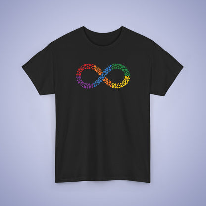 Infinity Heart Graphic Autism Awareness Unisex T Shirt