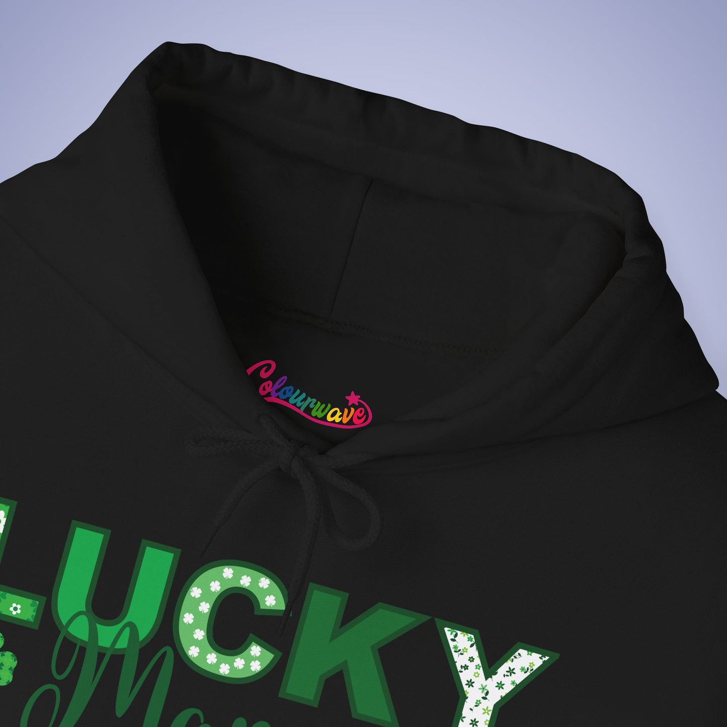 Lucky Mama St Patricks Day Green Unisex Hoodie Sweatshirt