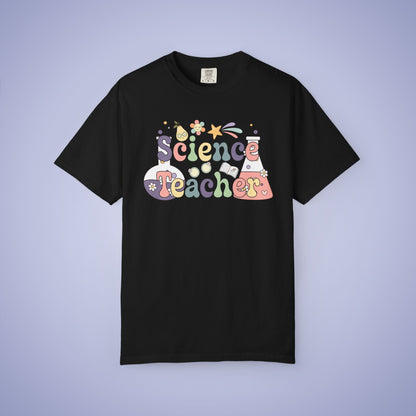 Science Teacher T Shirt Retro Comfort Colors Unisex Back to School